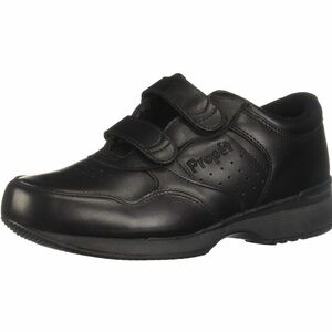 Propet Men's Black Leather Sneakers